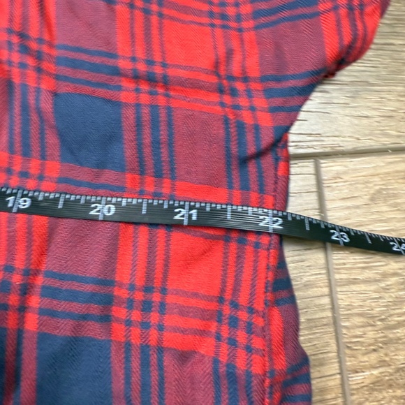 Grayson by Frank & Eileen the Artist Short Sleeve Shirt Dress Plaid Boho Prep S - Picture 6 of 8